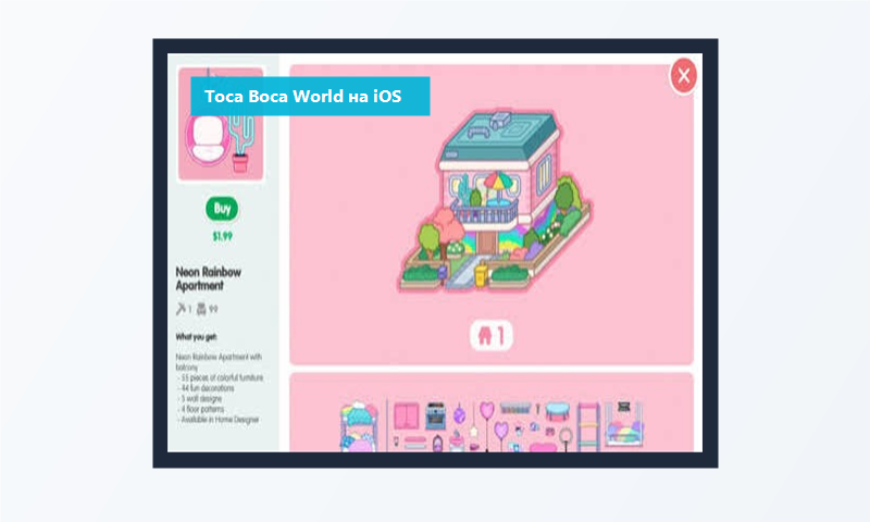 Toca Boca World на экране Apple iPad и iPhone